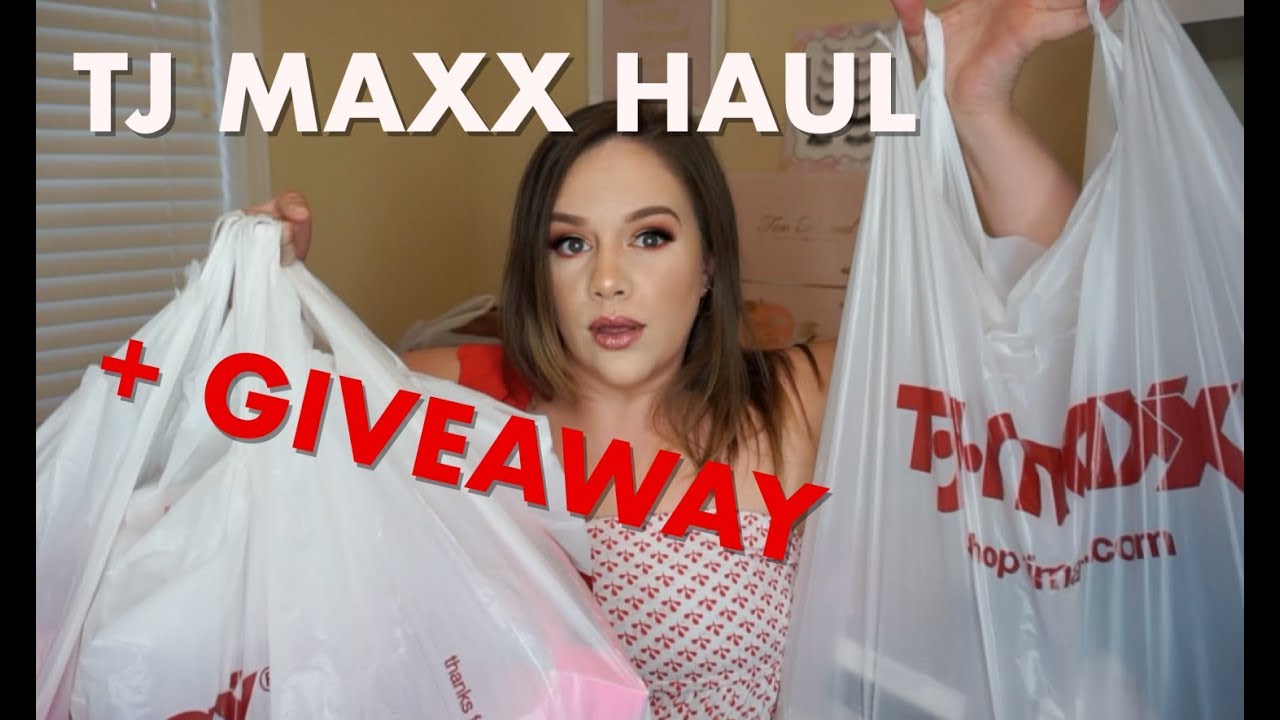 HUGE TJ MAXX HAUL + GIVEAWAY!