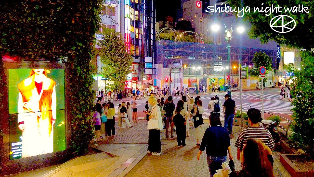 4K【渋谷夜散歩】渋谷の夜景を彷徨い歩く 2023 東京 Japan