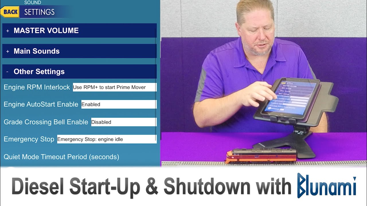 Diesel StartUp & Shutdown with the Blunami App YouTube