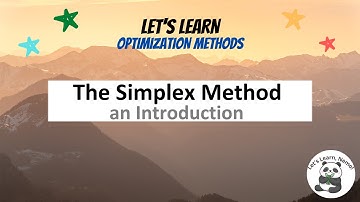 (OP05) Introduction to the Simplex Method