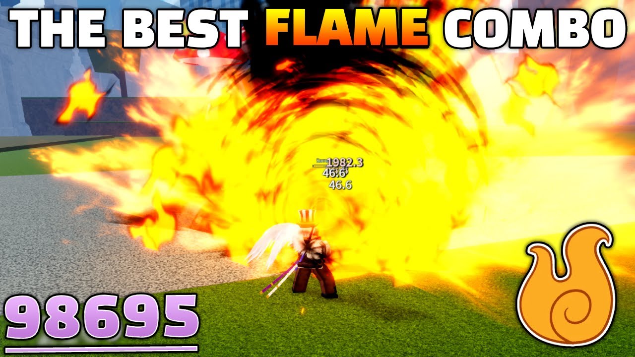 Blox Fruits] Flame combos! (From Easy to Hard) 