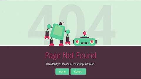 Brokebot - Animated SVG 404 Error Pages | Themeforest Website Templates and Themes