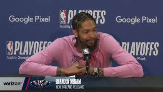 Brandon Ingram on 30pts in Game 4 Win | Pelicans-Suns Postgame | 2022 NBA Playoffs 4\/25\/22