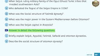 History Class 7 Chapter 3 | Muslim Dynasties & Crusades | Exercise | Solved Questions