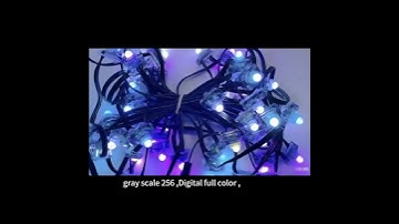DC12V puncing 12mm hole square rgb pixel led string #ws2811#12mmpixelled