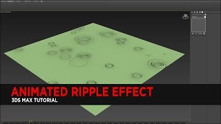 Animated Ripple Effect in 3D Studio Max : Tutorial