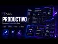 Productivo - Premium Productivity Web App | React + TypeScript + Tailwind CSS