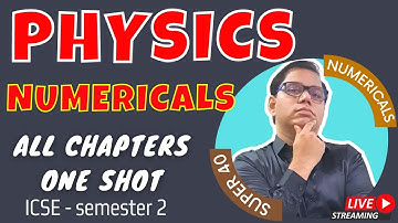 Physics icse numericals semester 2 | Important questions MCQs PYQs sure short questions