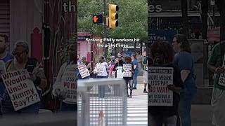 Striking Philly workers hit the picket lines