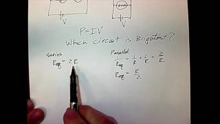 Series vs Parallel Light Bulbs Solution