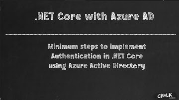 Authenticate .NET Core with Azure AD
