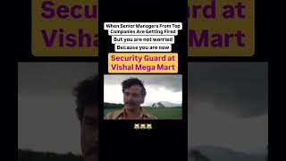 No AI can harm Security Guard at Vishal Mega Mart 🫡#instagood #reelsinstagram #instagram #reels