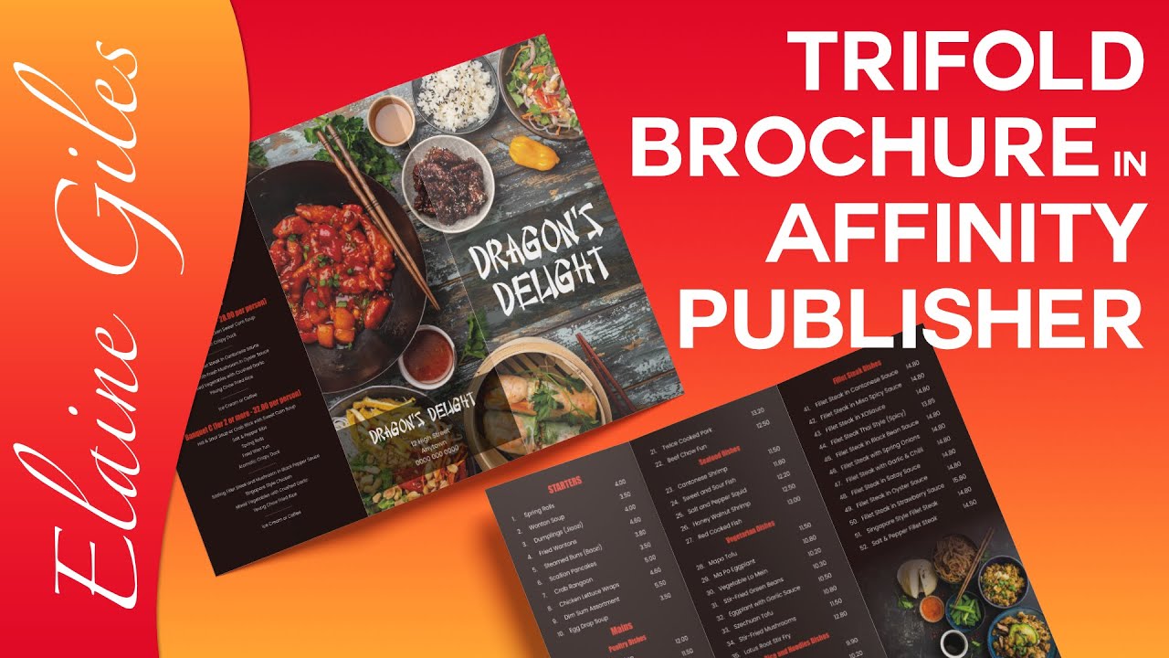 Trifold Brochure in Affinity Publisher - YouTube