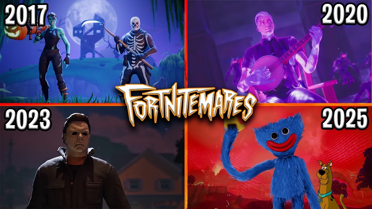 First Ever Fortnitmares Every FORTNITEMARES Update Ever (2017 - 2025) - YouTube