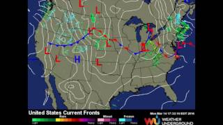 Weather map overview