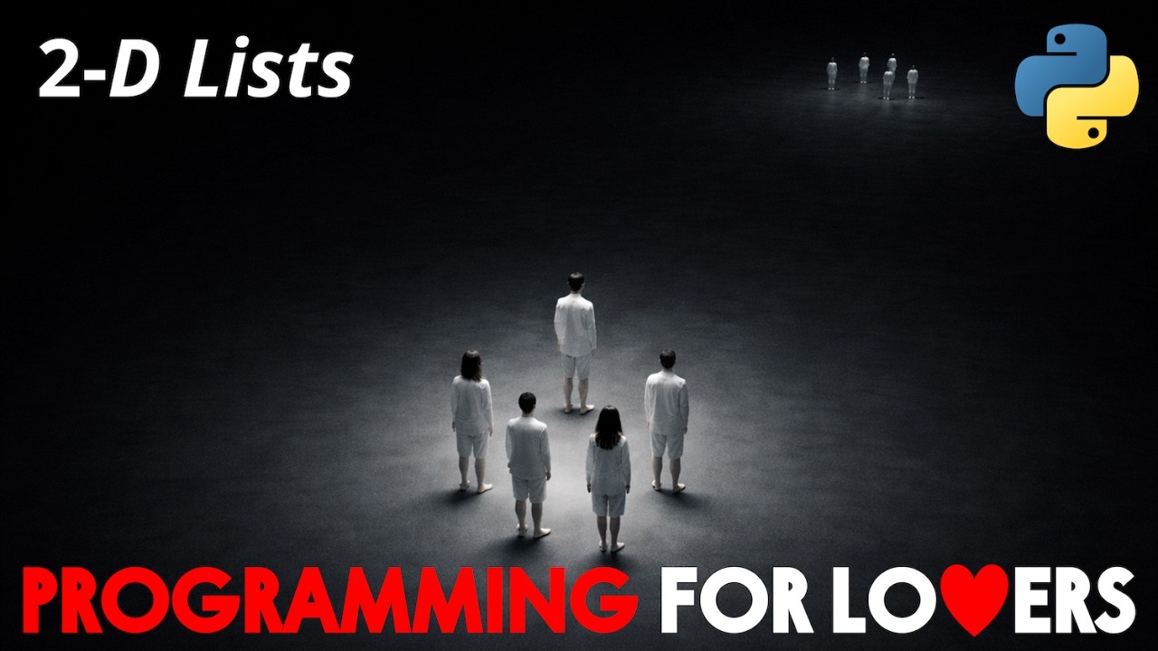Programming for Lovers in Python: 2-D Lists - YouTube