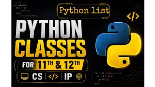 Python List #class11th #class12th