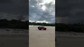 Bribie Island beach off-road driving