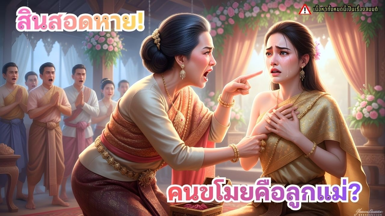 สินสอดหาย แม่ผัวประจานสะใภ้กลางงานแต่ง ก่อนรู้ว่าคนขโมยคือลูกสาวตัวเอง