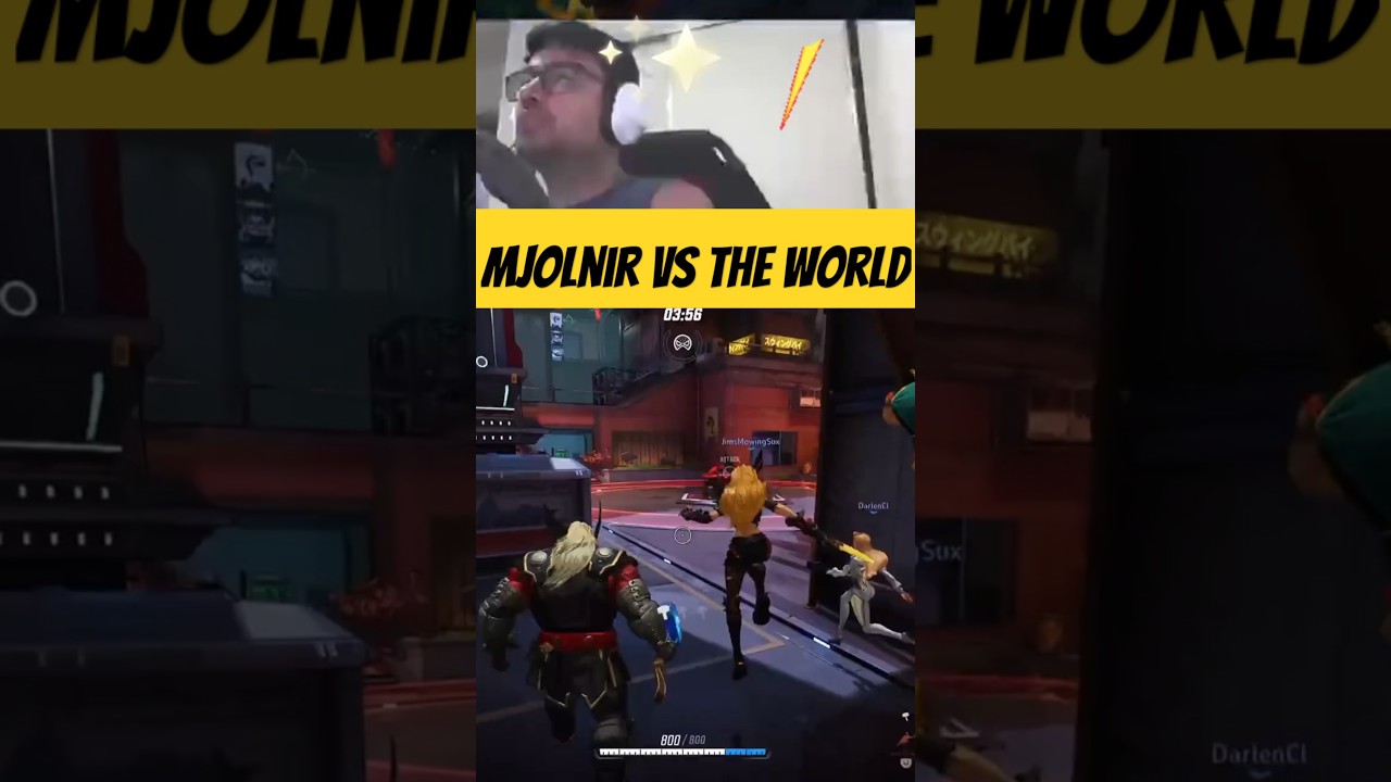 Mjolnir vs the world : Thor Dominates marvel Rivals PvP 