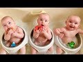 FUNNIEST TRIPLET BABIES can make us LAUGH super HARD! - Cute Triplet Babies Compilation 2