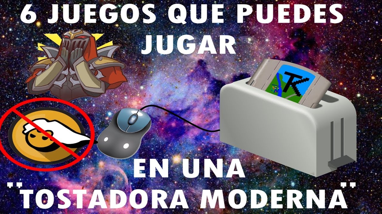 6 JUEGOS QUE PUEDES JUGAR EN UNA TOSTADORA MODERNA