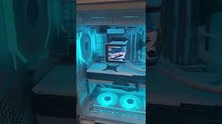Finished this custom white PC build for a friend! #rtx4080 #krootman #whitepc