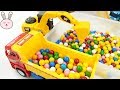 Kids toys  excavator dump truck cement mixer garbage truck school bus for kids  yapitv toy