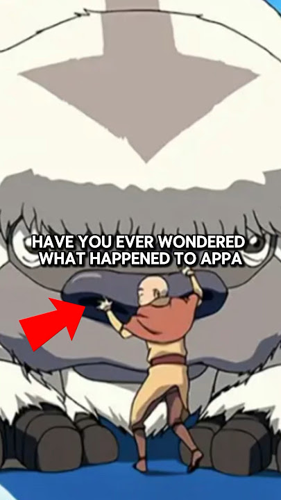 What happens to Appa at the end of avatar ? #avatarthelastairbender #avatar