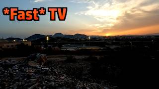 *Fast* TV - Dark Sunset - Partial Eclipse in Cartagena, Murcia - August 2026 (Timelapse)
