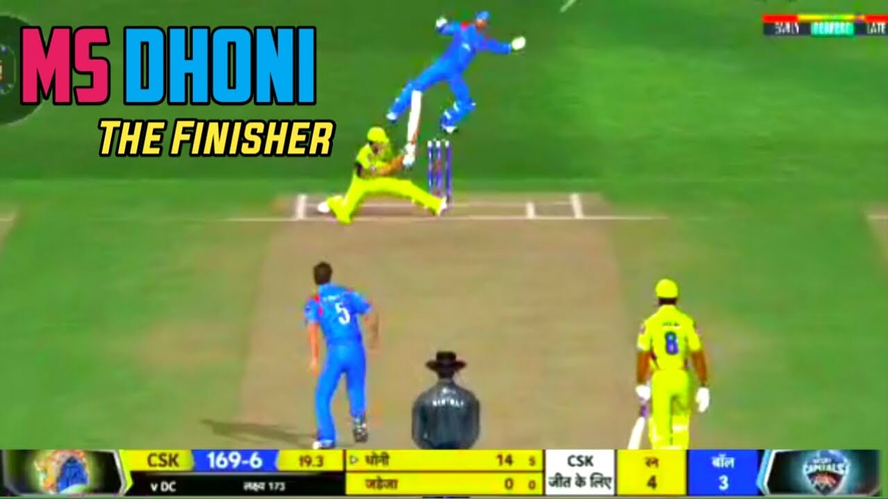 Dhoni The Finisher | CSK Vs DC | Vivo Ipl 21 | Real Cricket 20 - YouTube