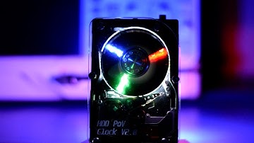 HDD Persistence of Vision Clock!!