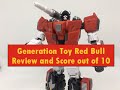 Generation Toy Red Bull (Masterpiece Sideswipe - Sort of) Review