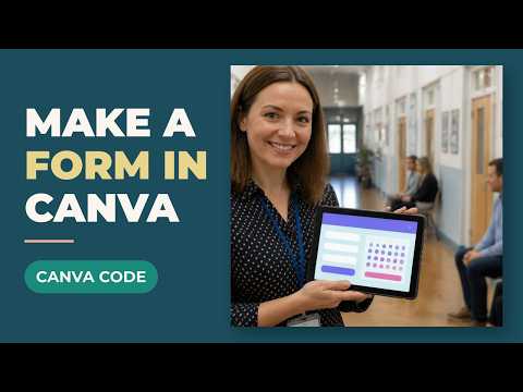 Canva Form Builder: Make a Booking Form with Canva Code