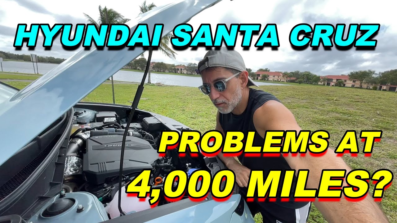 Hyundai Santa Cruz 6 Month Review: Problems at 4,000 Miles - YouTube