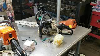 West Coast Muscle Saws Stihl 017 repair