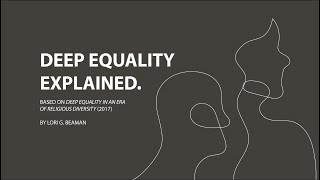 Deep Equality Explained