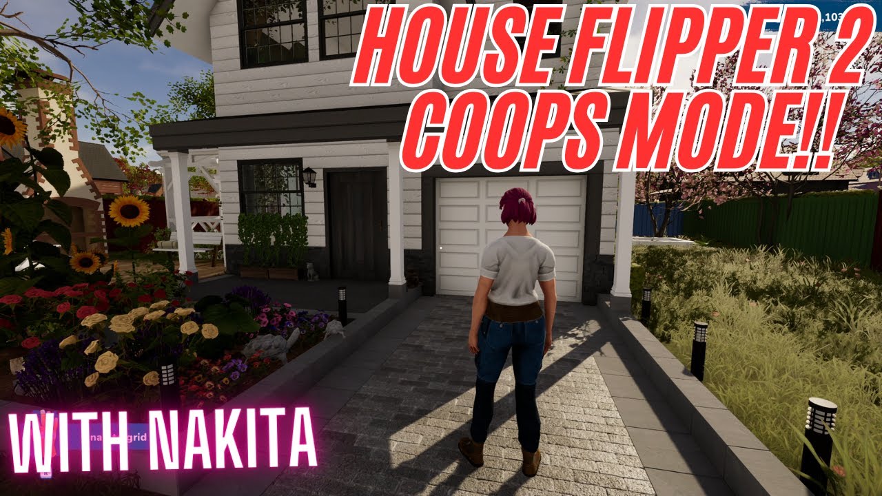 House Flipper 2 Co-op Beta! Nakita gives us a tour of her house! - YouTube
