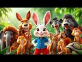 डरपोक खरगोश बना जंगल का हीरो 🐰 | Kids Moral Story in Hindi | Jungle Story