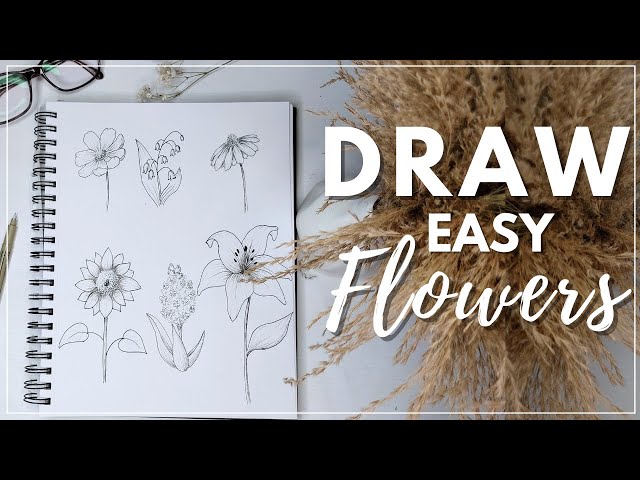 Modern Flowers: How to Draw Books for Kids (How to Draw For Kids Series #6)