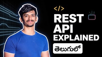 REST API Explained in Simple Terms in Telugu | GET, POST, PUT, DELETE Methods 