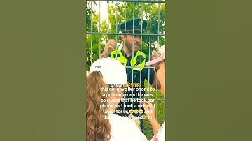 Swiftie policeman took videos of Taylor Swift for a fan at the Eras Tour ❤️ #shorts #taylorswift