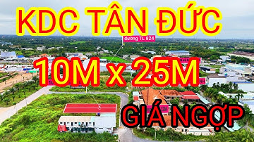 1 cặp lô đất chủ cần bán thuộc kdc tân đức | đức hòa | long an
