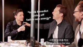 benedict cumberbatch &amp; tom holland are father &amp; son. i said what i said