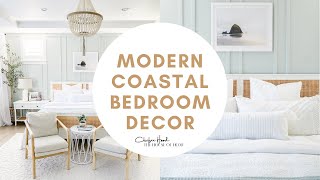 Modern Coastal Master Bedroom Decor
