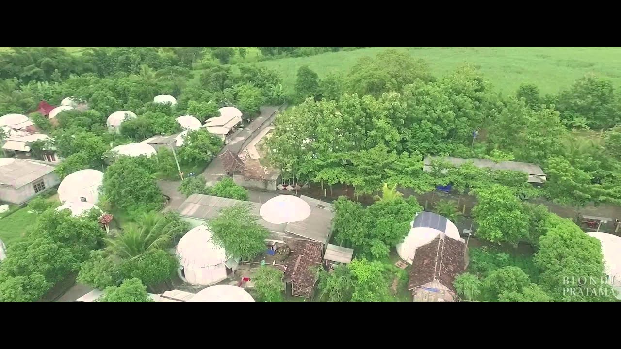 Rumah Teletubbies / Rumah Dome Yogyakarta Aerial Video