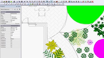 Handling landscape designs from the AutoCAD environment