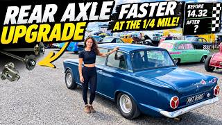 How Much Quicker Will a Better REAR AXLE Make Our K24 POWERED CORTINA?