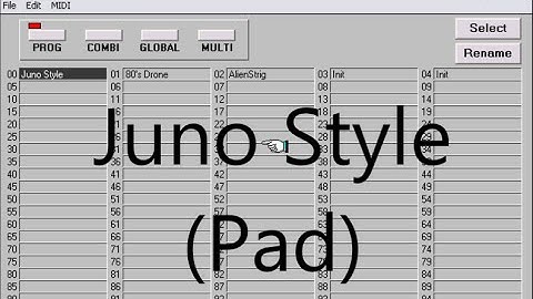 Korg X5D Programming Editor Tutorial #2 (80s Juno Style)