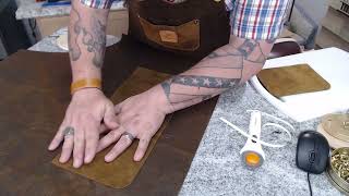 Making a Leather Shop Apron